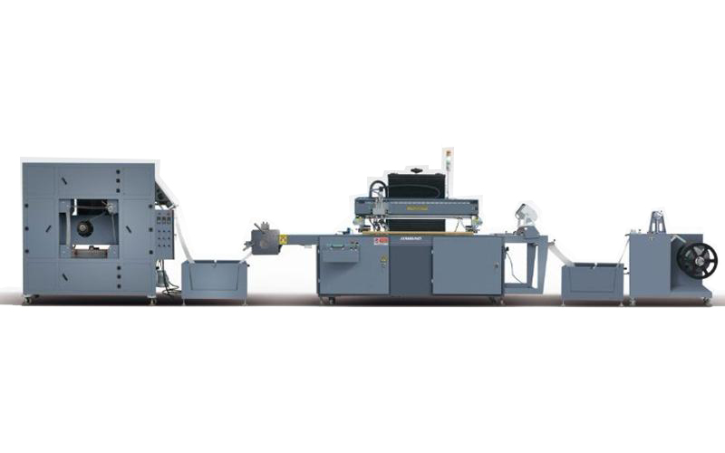 ماكينة طباعة حريرية رول إلى رول أوتوماتيكية